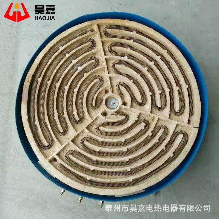 供应发热盘 电炉丝盘 耐高温电炉盘 方型电炉丝发热盘 圆形电炉盘
