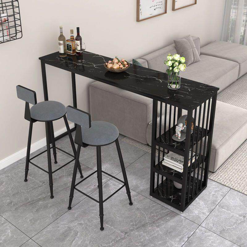 吧桌子靠客墙轻奢家用台高脚桌简约厅桌椅组69353合吧台阳台长条