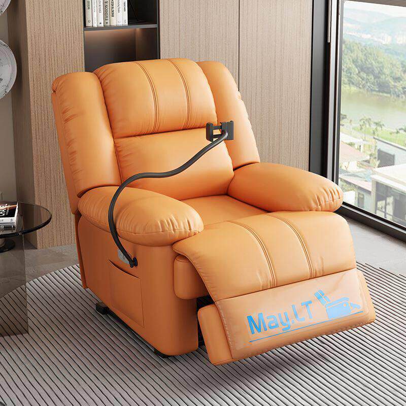 多功能太空沙发舱客厅电动按摩可摇旋转美甲美容躺椅懒人单人沙发