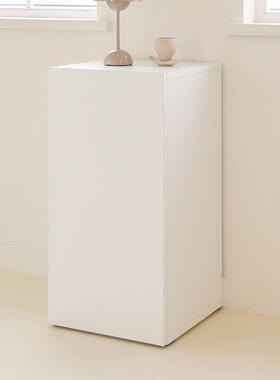 餐边简约现TDE窗全代白色收纳碗柜阳台柜储物柜家用靠墙落地飘柜