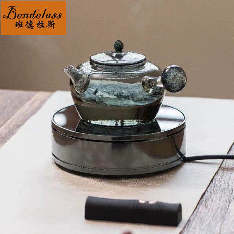 合金黑晶炉无线蓝牙遥控静音煮茶壶煮茶器快煮壶烧水泡茶壶礼盒