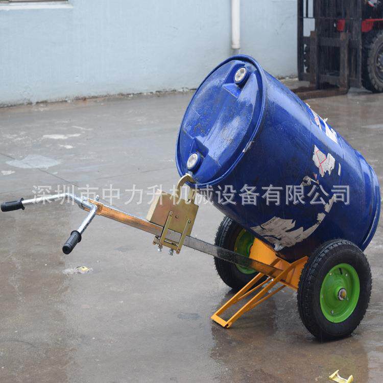 DE450油桶搬运车 咬嘴油桶车 手推车油桶车 手动鹰嘴油桶车