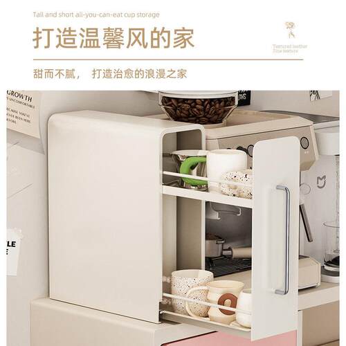 家用厅多层水杯茶杯置物架ab250723办公室桌杯面放咖啡玻杯防尘璃