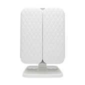 厂家直供LED三折化妆镜 智能梳妆镜桌面镜学生补光镜美妆宿舍镜