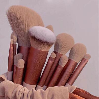 13-Piece Soft Makeup Brush Set Mixed