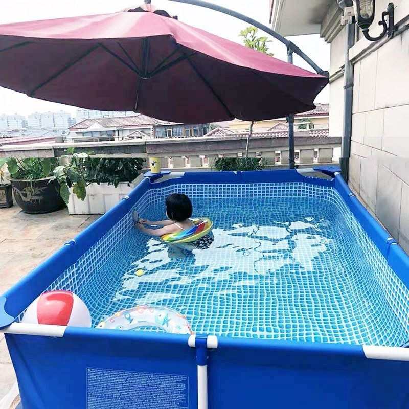 INTEX28272支架游泳池大型儿童家用泳池加厚夏季露天水池超大折叠
