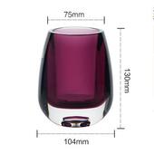 透明现代简约小花瓶PC亚克力干花插花器ins创意摆件餐厅单只花盆