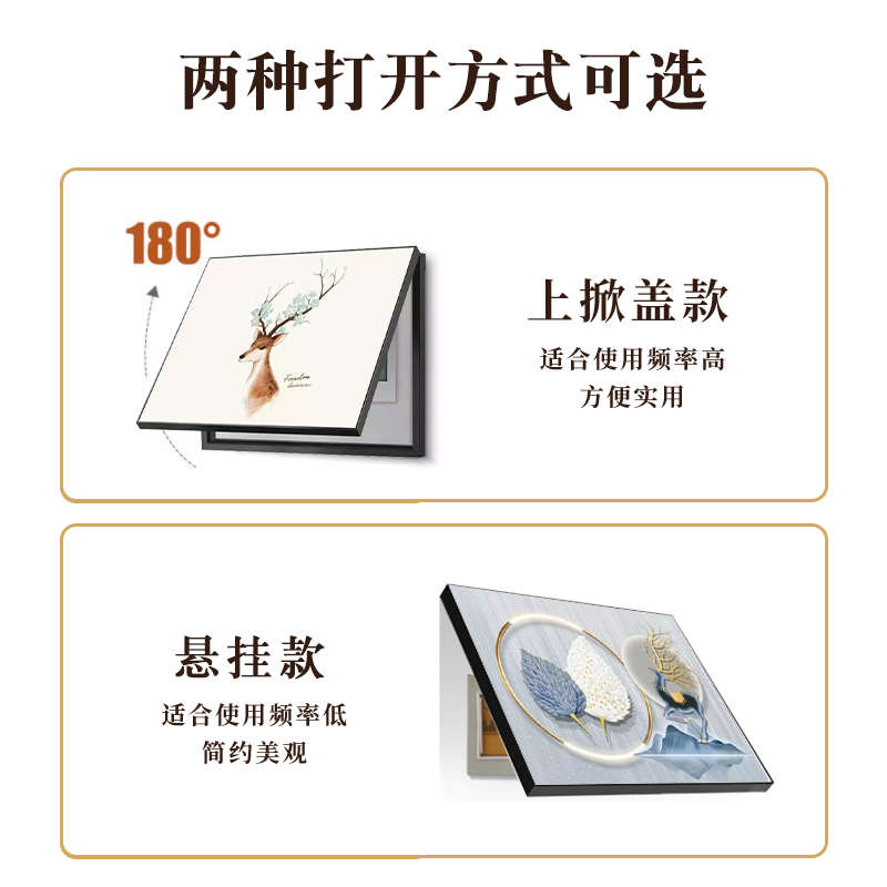 电表箱装饰免打孔简约配电箱遮挡客厅开关现代时尚挂画电闸箱壁画图片