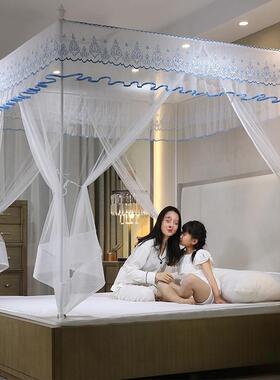 蚊帐TF5M6TST7型加密拉米链回底1.5床家用防儿童蒙摔古包1.方8m顶