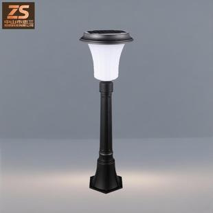 太阳能草坪户外灯太阳柱头灯太阳能壁灯直径200型号ZS 6301B灯柱