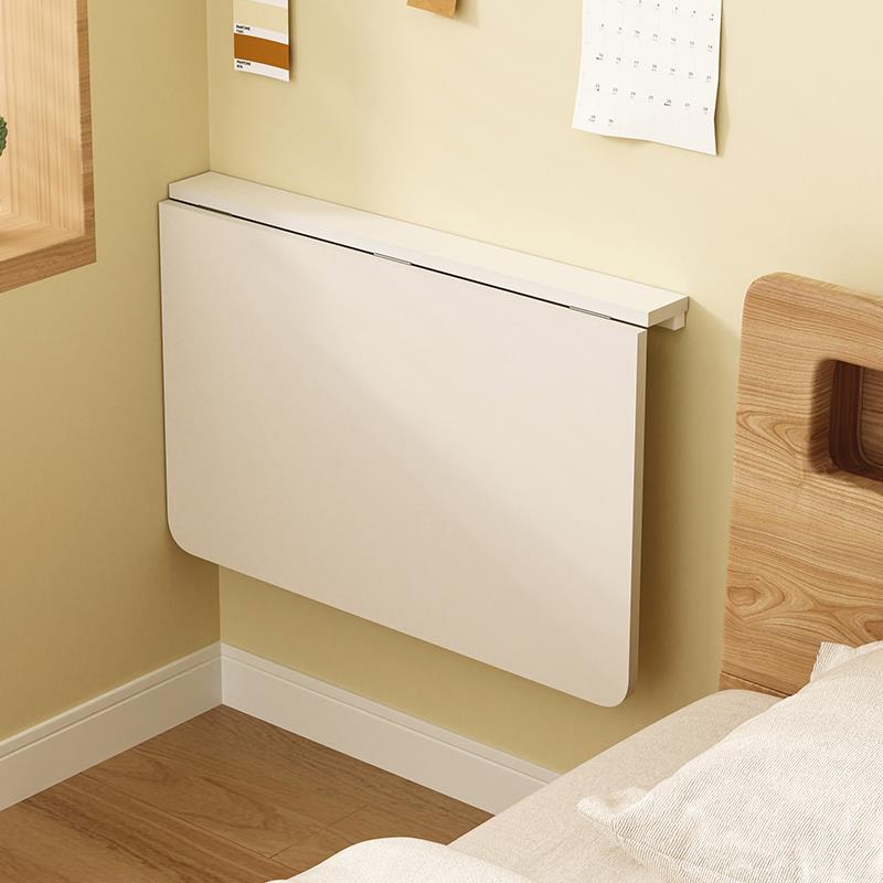 墙上折叠桌墙壁墙面折叠板挂墙书桌靠墙悬空桌厨房折叠台面置物架