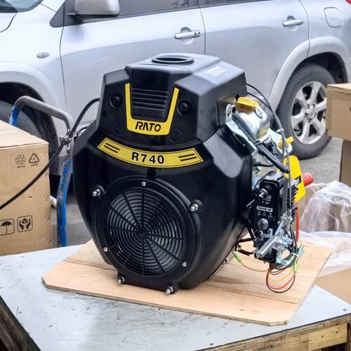 PREDATOR润通Rato双缸汽油740发动机15kw22HP疏通清洗船用机epa排