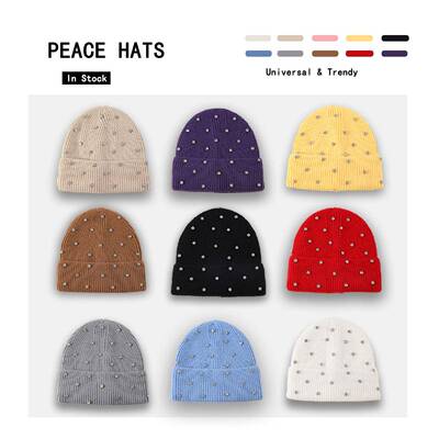 Unisex Faux Fur Beanie - Trendy Thick-Knit Warm Solid-Color