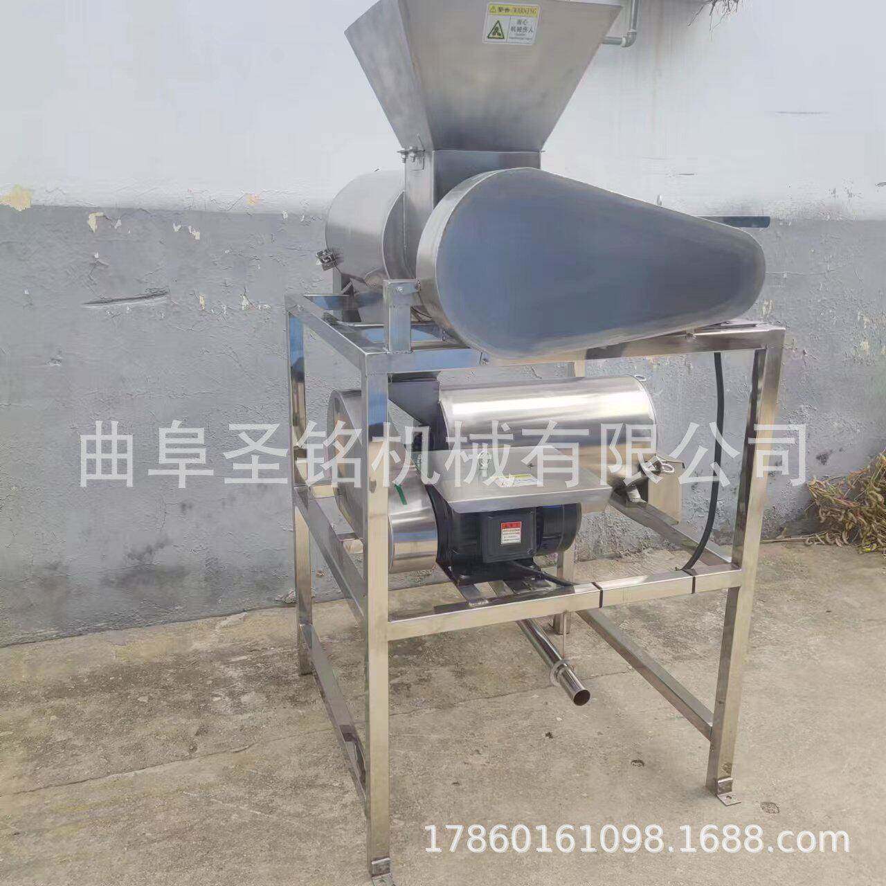 商用杨梅核打去机双道西红柿去皮去核打浆机通道水浆果打浆机