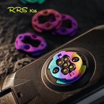 Rrskit 适用佳明1050码表底座卡扣钛合金 3D打印卡扣修补件便携式