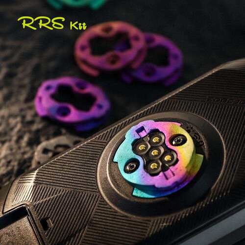 Rrskit 适用佳明1050码表底座卡扣钛合金 3D打印卡扣修补件便携式
