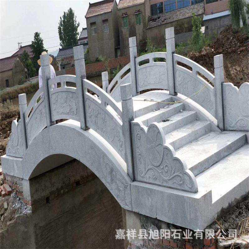 青石花岗岩石雕拱桥河道公园景观桥石拱桥石桥小石桥护栏板石栏杆