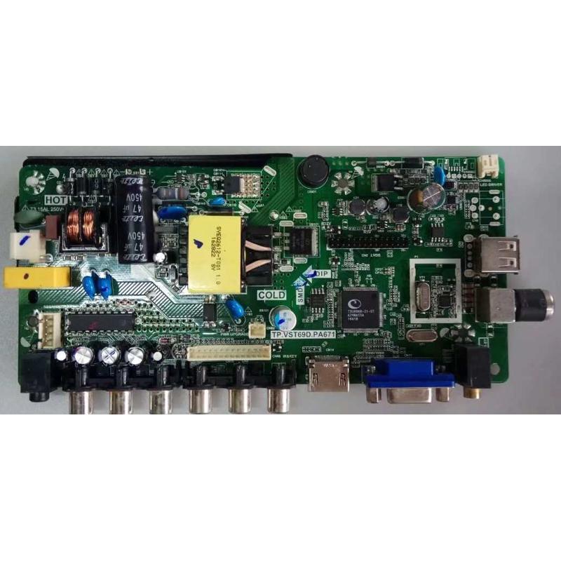 电视主板TP.VST69D.PA671   三合一 配遥控
