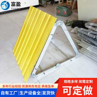 板防汛板堵子堤阻抗洪抢险 玻璃钢水水水 应急可折叠式 墙挡插接