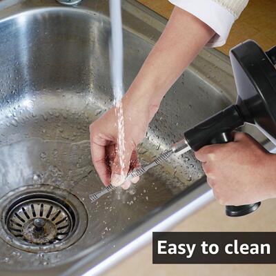 Sink Pipe Drain Cleaner Unblocker Auger Unblock Plunger with