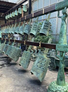 【曾侯乙编钟摆件】落地乐器编磬可演奏文庙礼乐特钟特磬古磬