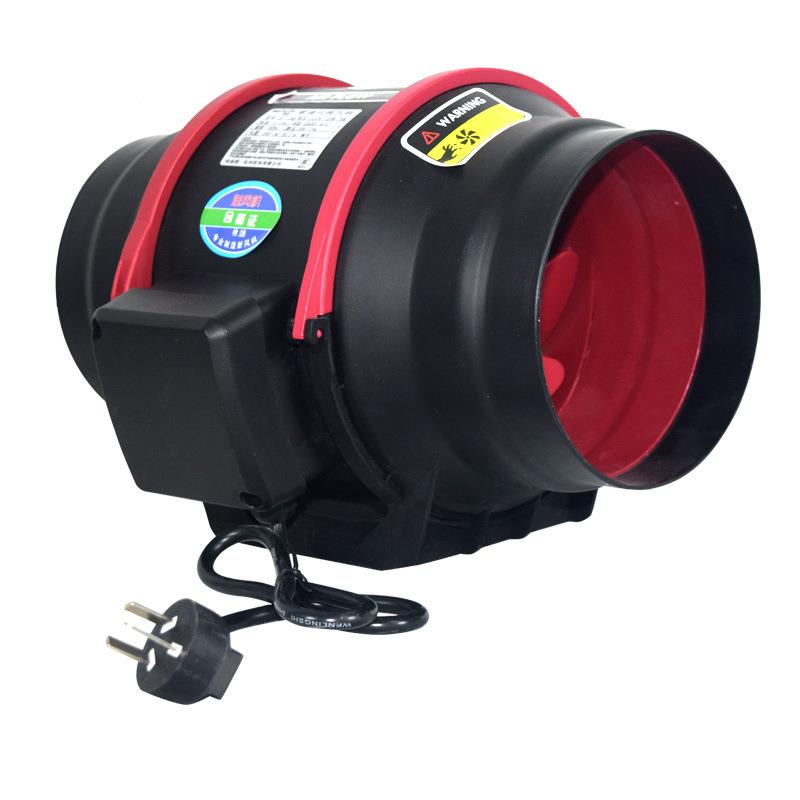 跨境出口寸6水寸圆形DPO管道风机4流斜卫生间排气扇无土栽培培换