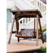 户外秋千吊椅家用室内阳台吊床椅室外庭院实木休闲 荡秋千双人摇