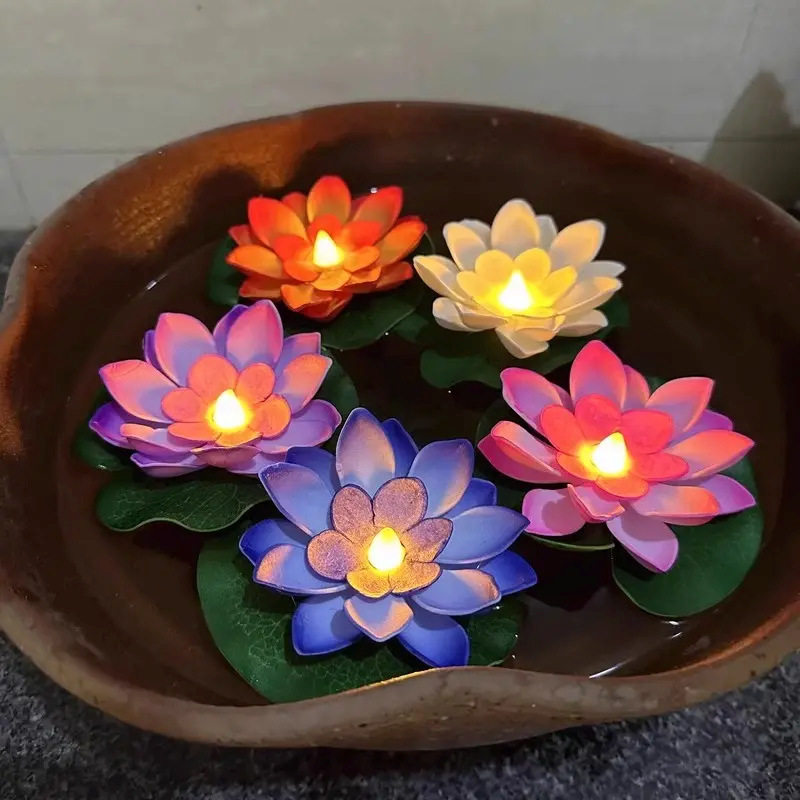 许愿灯LED遇水莲花景观庭院灯饰