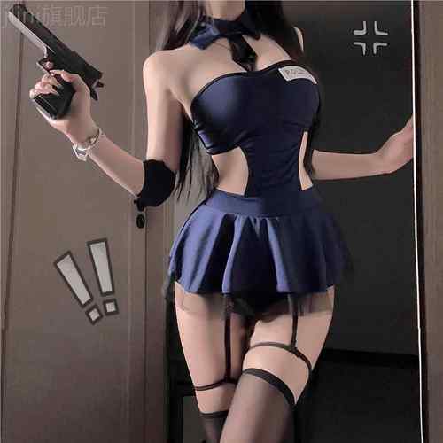 性感cos女警制服套装夜场角色扮演警官纯欲主播秘书空姐装cosplay