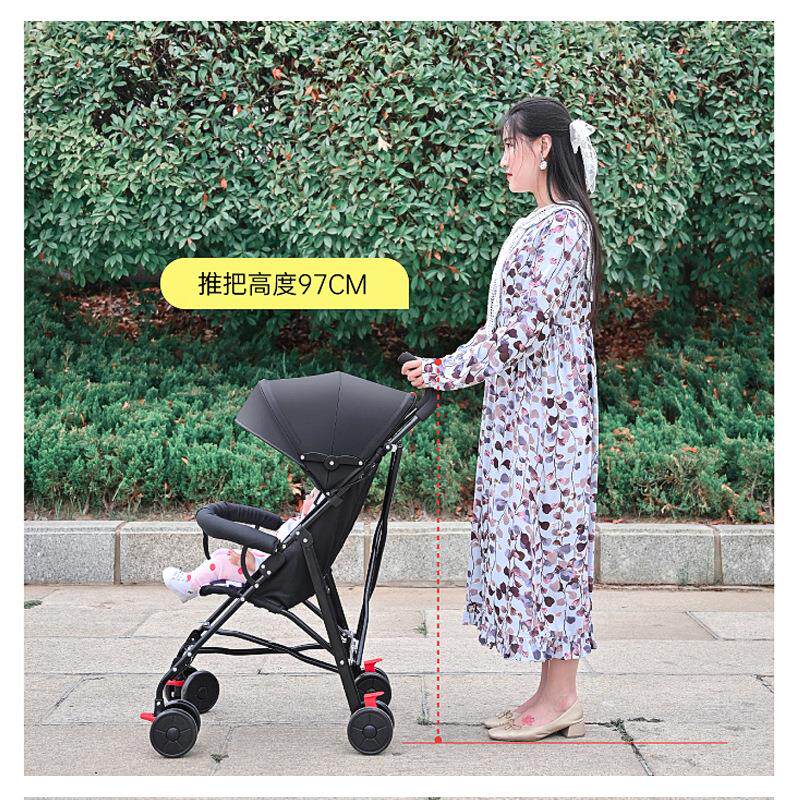 手推车婴儿超轻便超小童车可坐携带折叠可推拉简易避震宝宝小孩