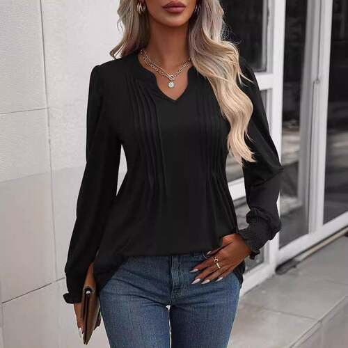 Long Sleeve Shirts For Women Fall Tops Dressy Blouses,