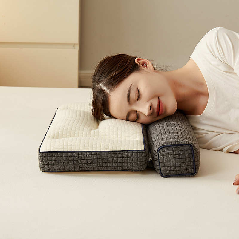 枕头针织新款荞麦 款枕草本2024牵引【 枕 -草本荞麦牵引枕芯面料