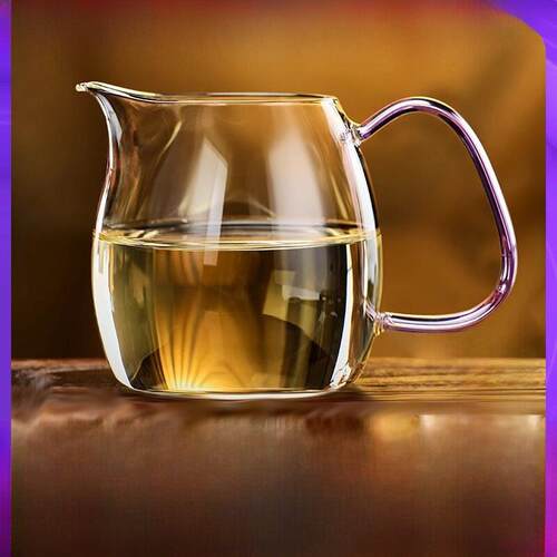 【禾器官方店】禾器泰然茶海公道杯玻璃公道杯大容量分茶器420ml