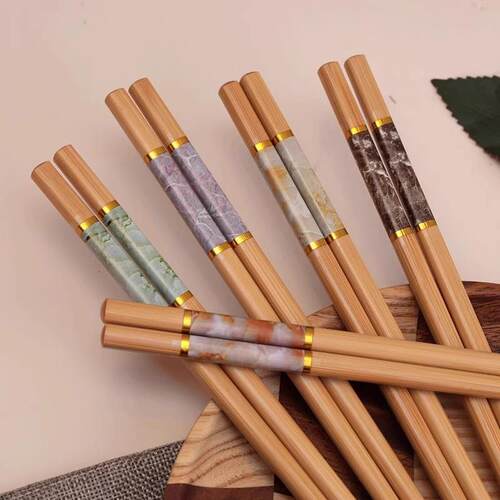 High-end Bamboo Chopstick Set for Home Use - Mold and Slip R