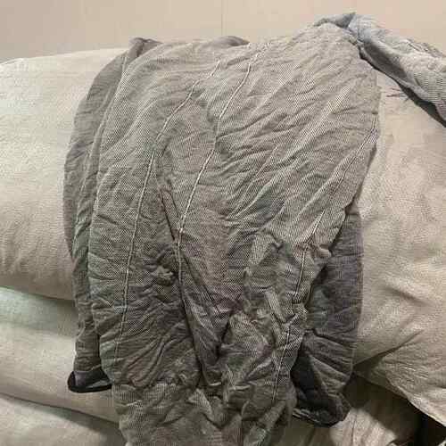全棉大块白色杂色大块灰色碎布工业吸抹吸布油水擦机纯布棉