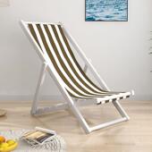 沙滩椅折帆叠睡椅椅成985人午休便携休阳台家用闲布椅子户外躺椅