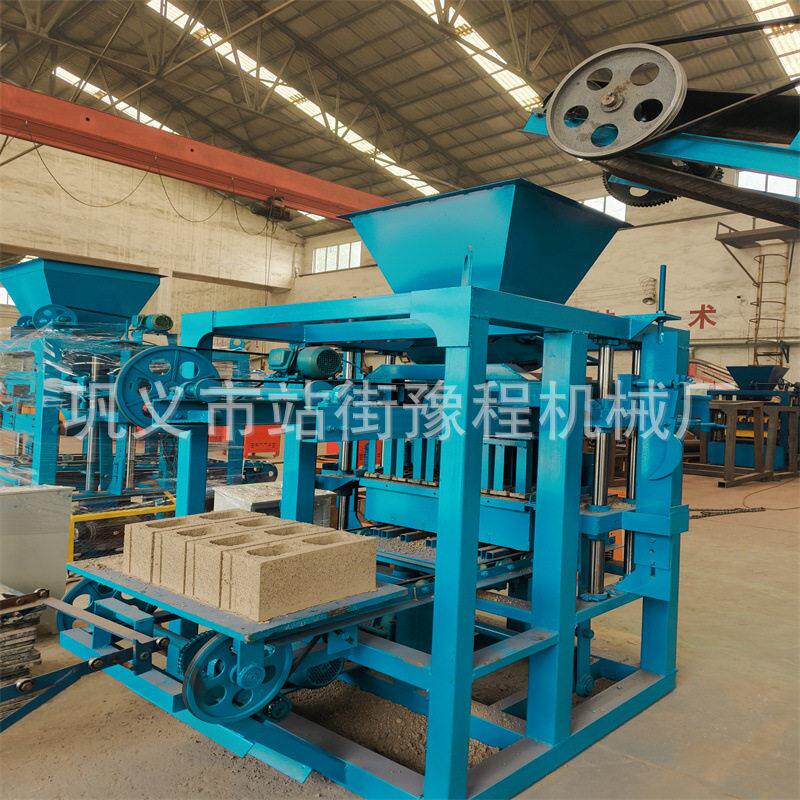 砖机全自动沙块机Block Making machine 连锁护坡空心水泥砖块机