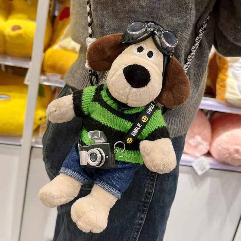 手机挂绳斜挎可背可爱学生掌门狗ins潮款小众网红手机壳背夹通用