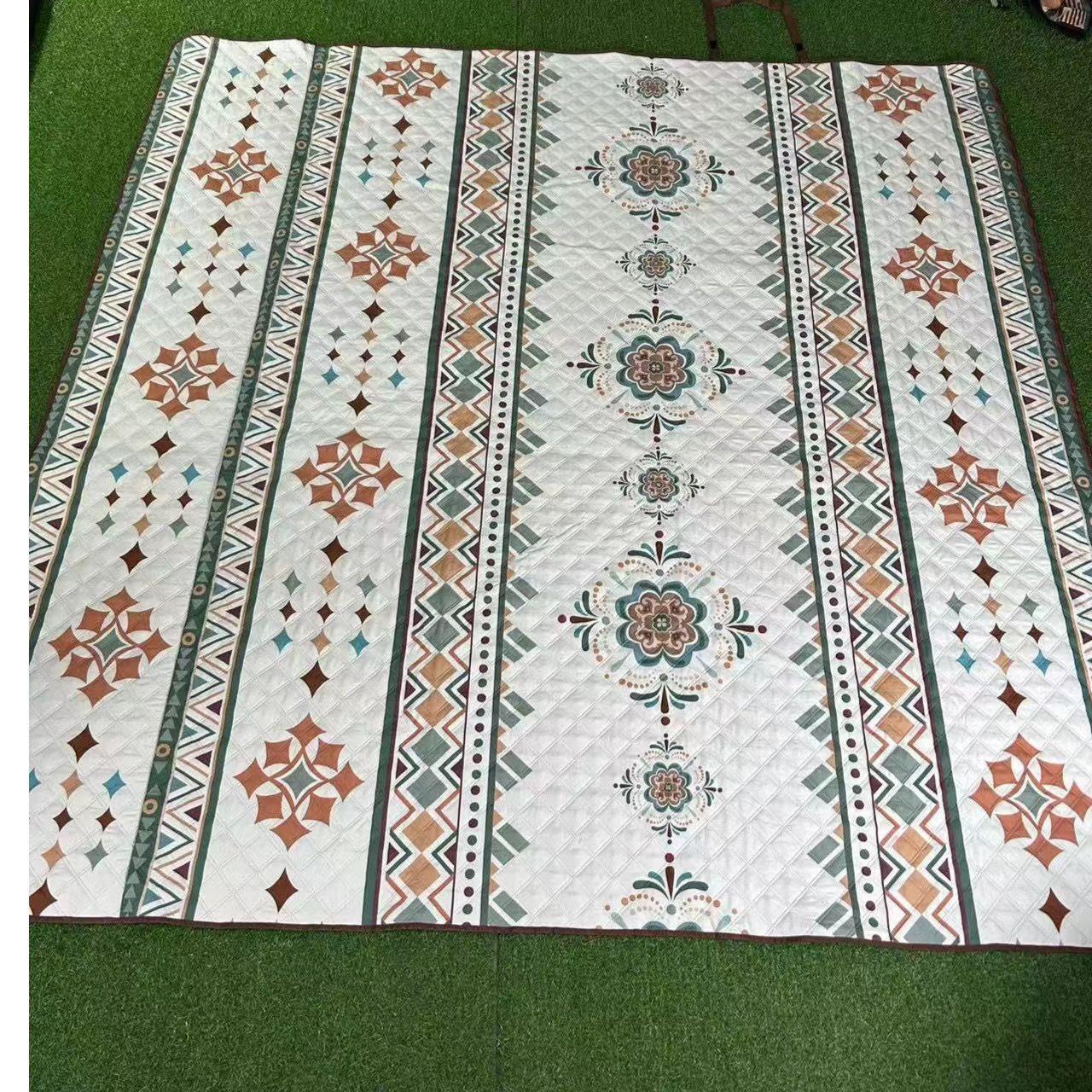 新品2.4X2.4米野餐垫户外加厚防水防潮地垫240X240帐篷沙滩野炊垫