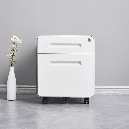 活动室柜出口带轮抽屉铁柜文件柜办公档案收纳JQ-.0035柜移动矮柜