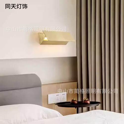 简约沙发新款床头灯北欧客厅过道简约走廊墙灯LED灯希诺酒店壁灯