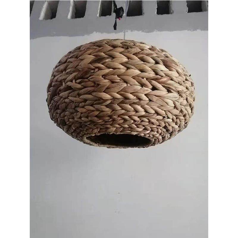 创意个性灯笼竹编日式灯罩火锅店竹编灯手工编织水草编织餐厅吊灯
