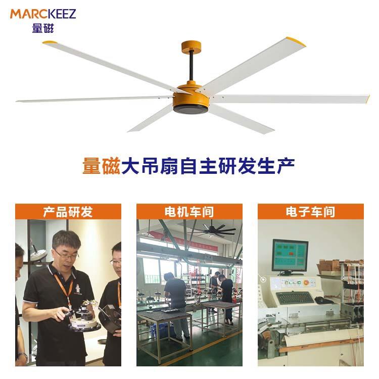 宁波永磁工业大吊扇大风力生产厂家车间用节能大工厂房风机