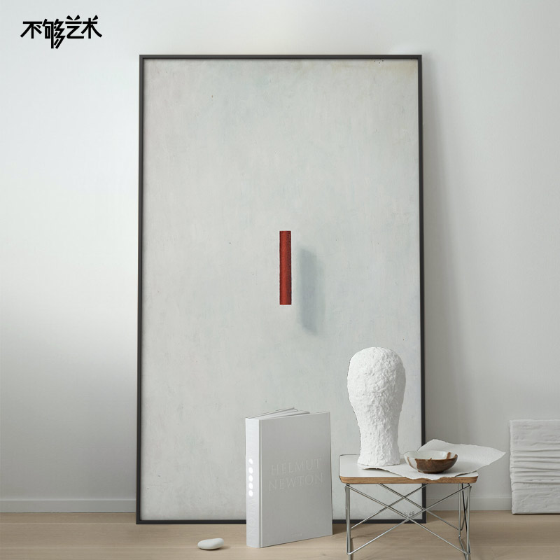 冯.尚茨 侘寂风极简装饰画北欧线条挂画客厅沙发背景墙壁画落地画