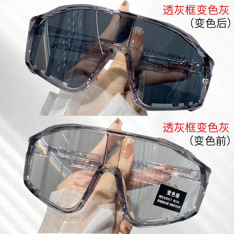 眼罩防灰尘冬季骑行专用防风沙飞溅不起雾沙漠感光变色户外护目镜
