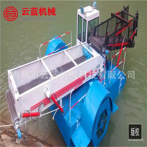 江西水面收割水草船 打捞清除水浮莲机械 垃圾清除设备