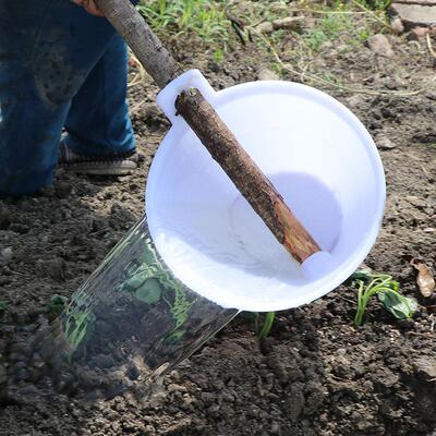 加厚塑料浇水浇菜水瓢农家用灌溉地竹子粪桶瓢老式水瓢水勺子舀子