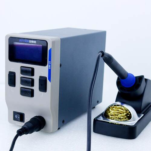 安泰信ST-965数显焊台恒温电烙铁套装可调温智能焊锡维修工具65W