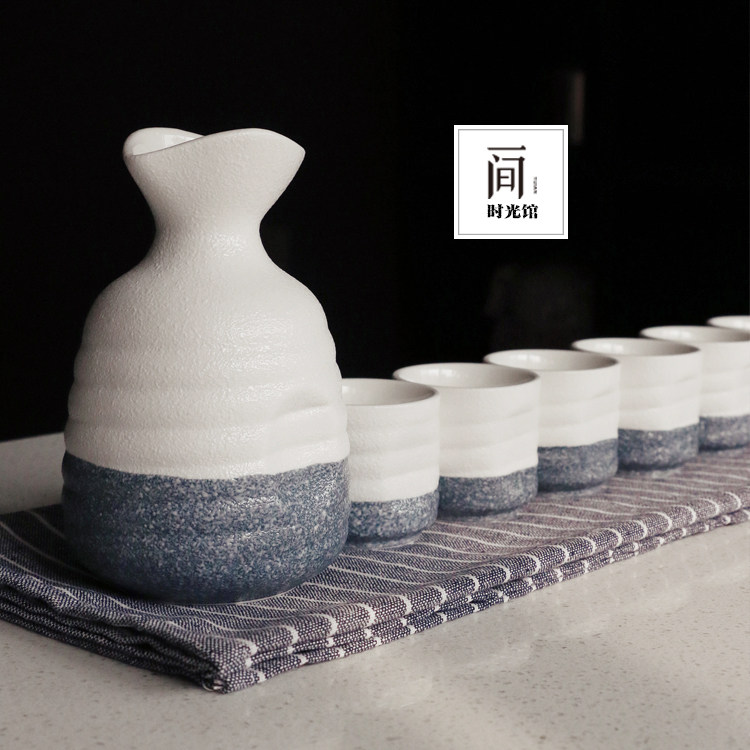 日式和风清酒小酒壶陶瓷酒具套装白酒黄酒小酒杯分酒器送朋友礼品