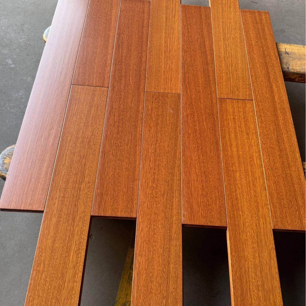 纯实木地板原木家用环保橡木金刚柚木圆盘豆人字拼家直销卧室